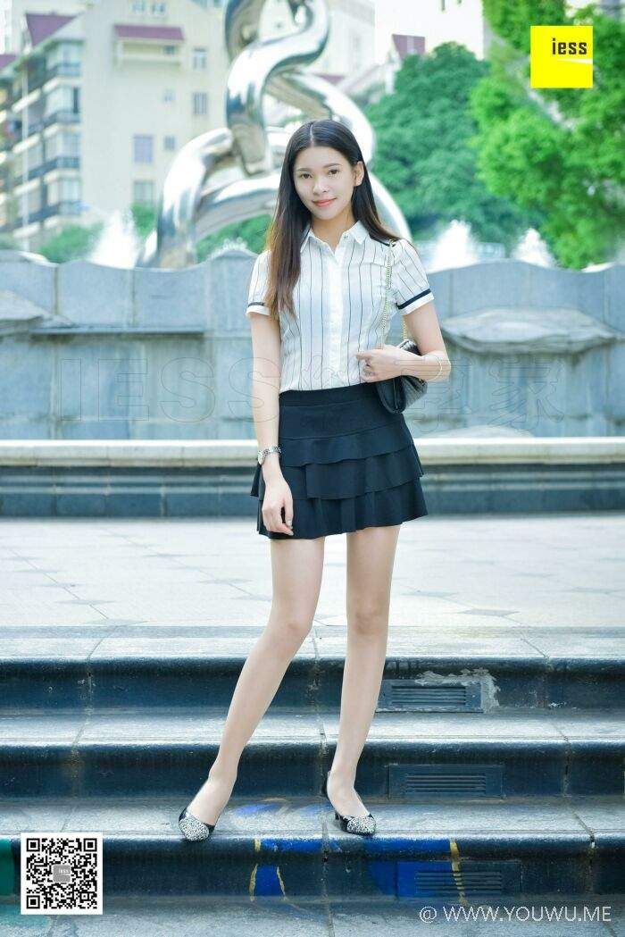 [IESS异思趣向] 2018.02.13 丝享家169：坐在石凳上的美女 七七