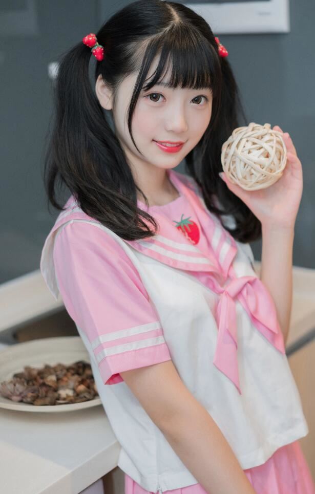 风之领域写真 NO.113 粉红樱桃学妹白丝