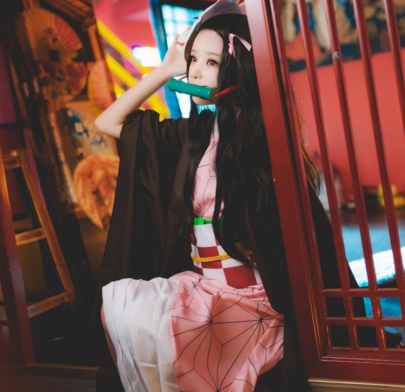 萝莉风COS 桜桃喵 – 灶门祢豆子