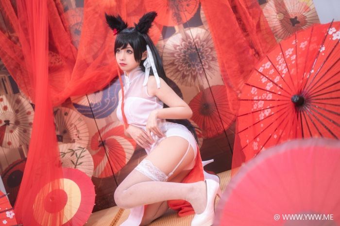 知名Coser@蠢沫沫 爱宕习字-像素点