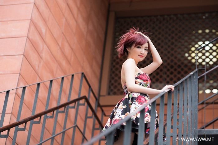 台湾美女 – Fifi Lin 台大校园-像素点