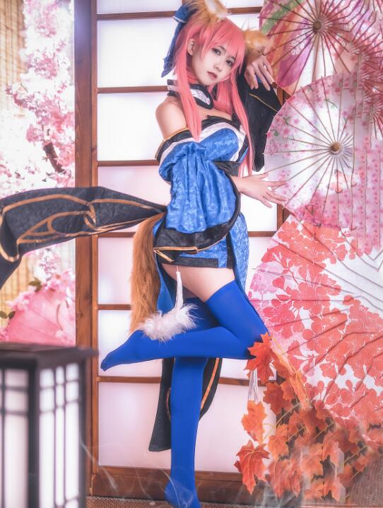 超人气Coser鳗鱼霏儿 – 玉藻前 初始