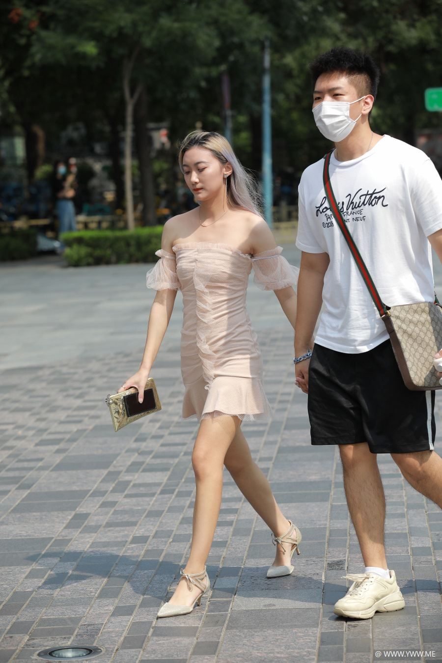 四九城嘎子街拍作品 – 甜美包臀裙女友 写真-像素点