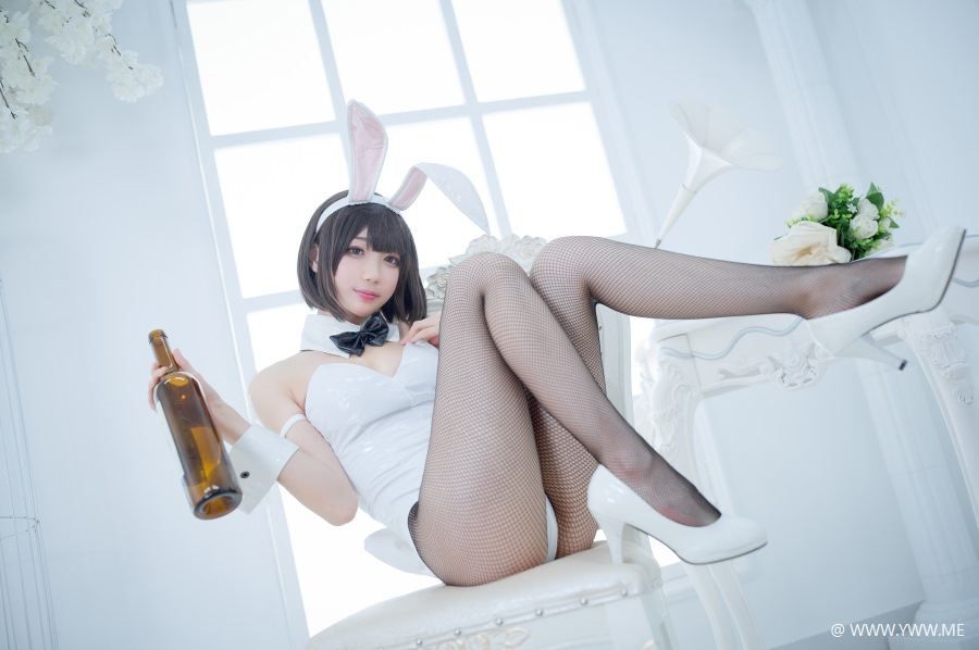 微博小姐姐 @周叽是可爱兔兔 加藤惠兔女郎-像素点