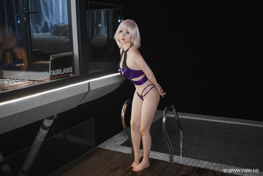 知名动漫Coser@rioko凉凉子 电光机王 貉-像素点