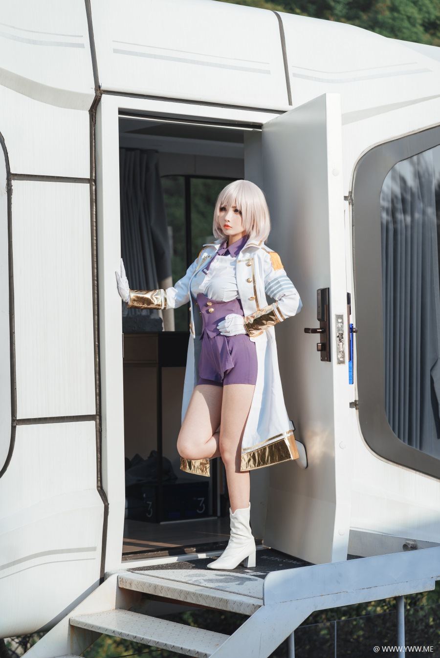 知名动漫Coser@rioko凉凉子 电光机王 貉-像素点