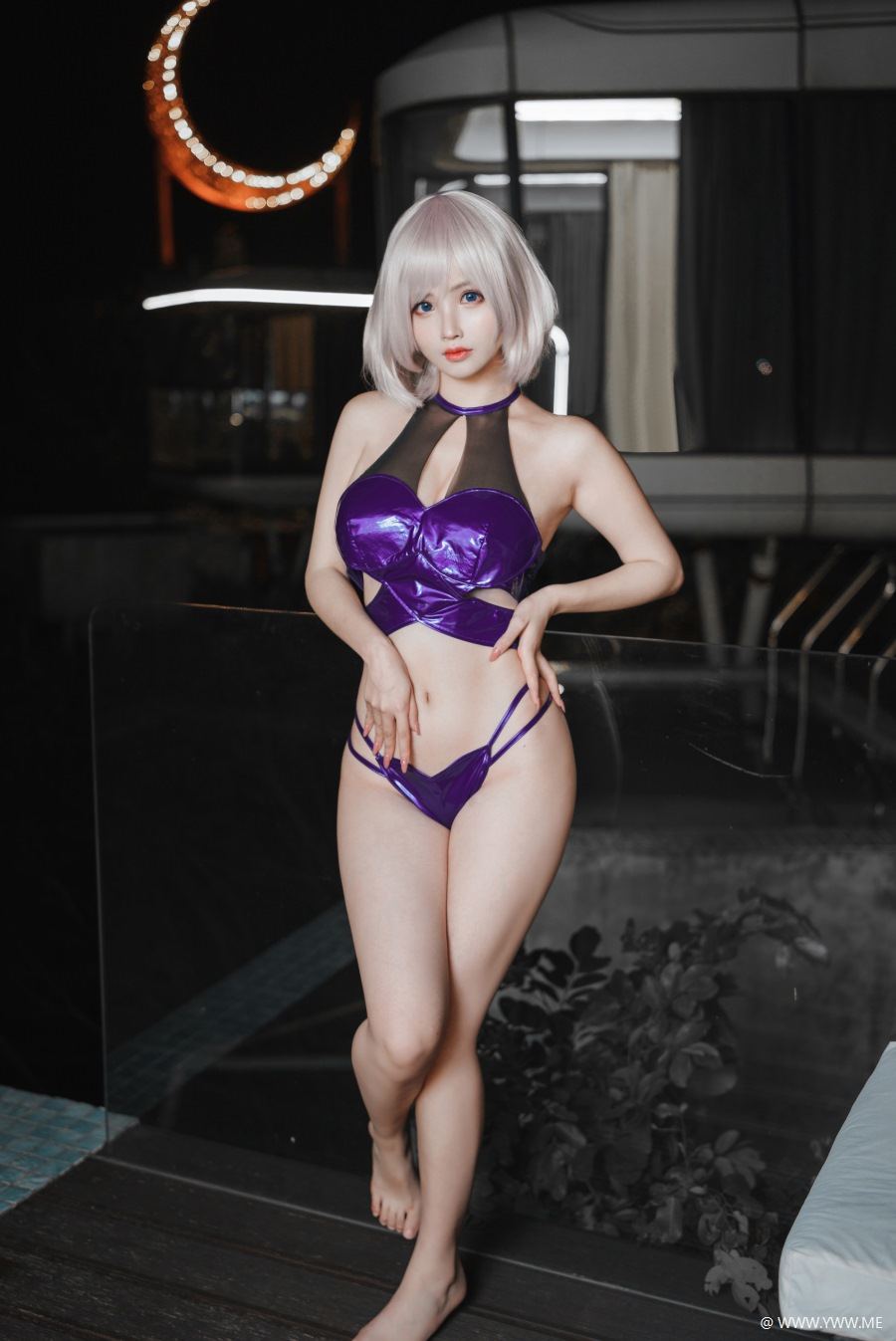 知名动漫Coser@rioko凉凉子 电光机王 貉-像素点