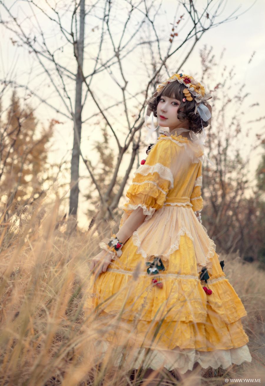 阿包也是兔娘 – lolita黄裙-像素点