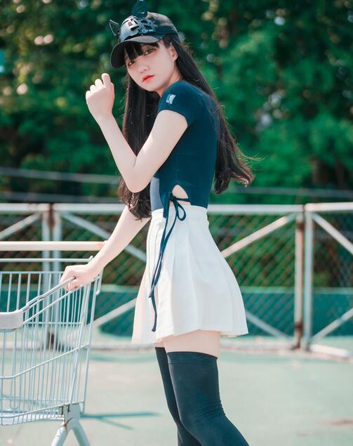 [DJAWA] Jenny – Classic Athletic Girl in Navy Blue