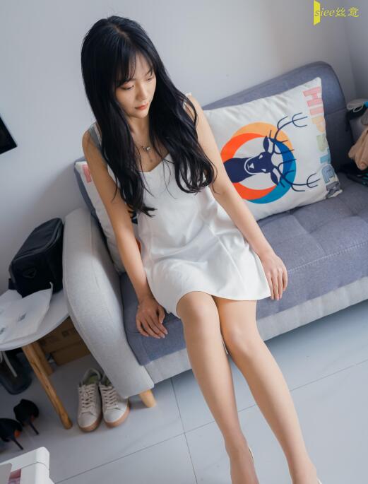 [SIEE丝意] NO.469 筠筠 白色连衣裙