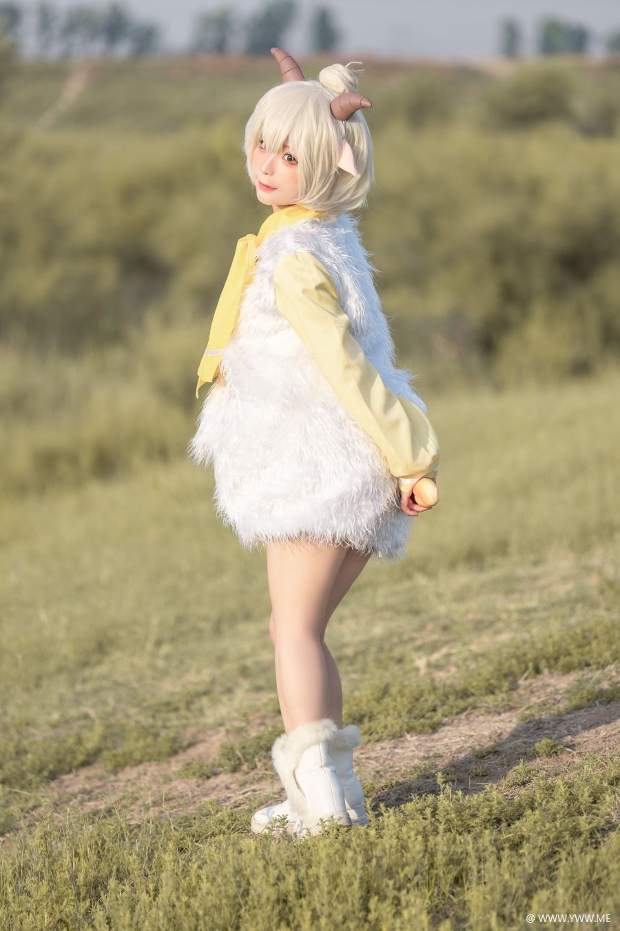 知名Coser@蠢沫沫 懒羊羊-像素点