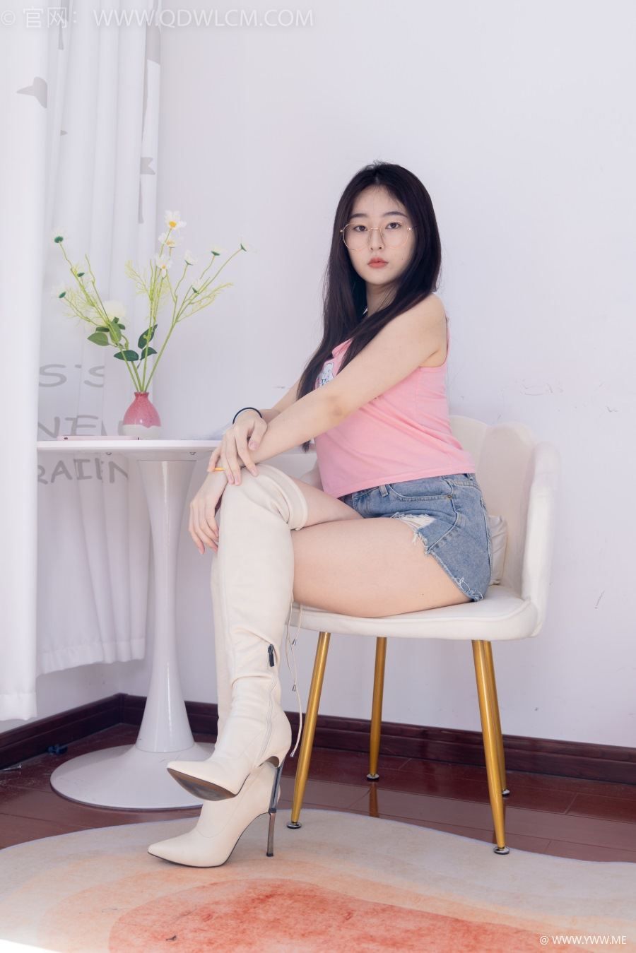 物恋传媒 NO.1519 美兔-机车少女-像素点